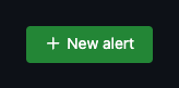 Screenshot of New Alert button in GitDailies