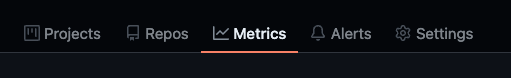 Screenshot of where to find the Metrics Explorer in GitDailies