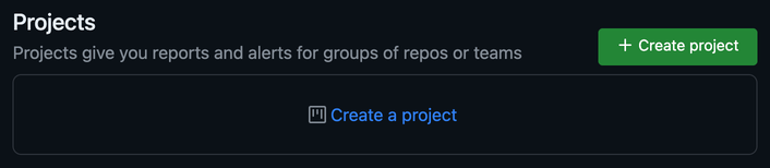Create a project in GitDailies