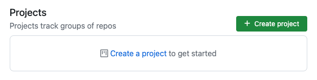 Create a project in GitDailies