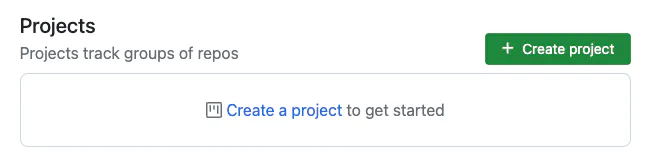 Create a project in GitDailies