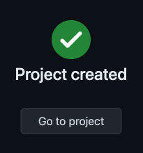 Project created