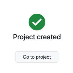 Project created