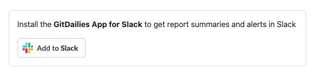 Screenshot of the Add to Slack button